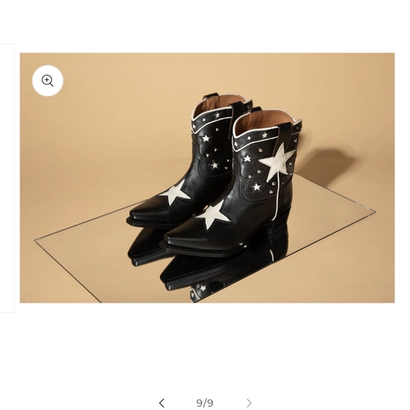 Ranch Road Presidio Liberty Short Black Cowboy Boots - Picture 9 of 10